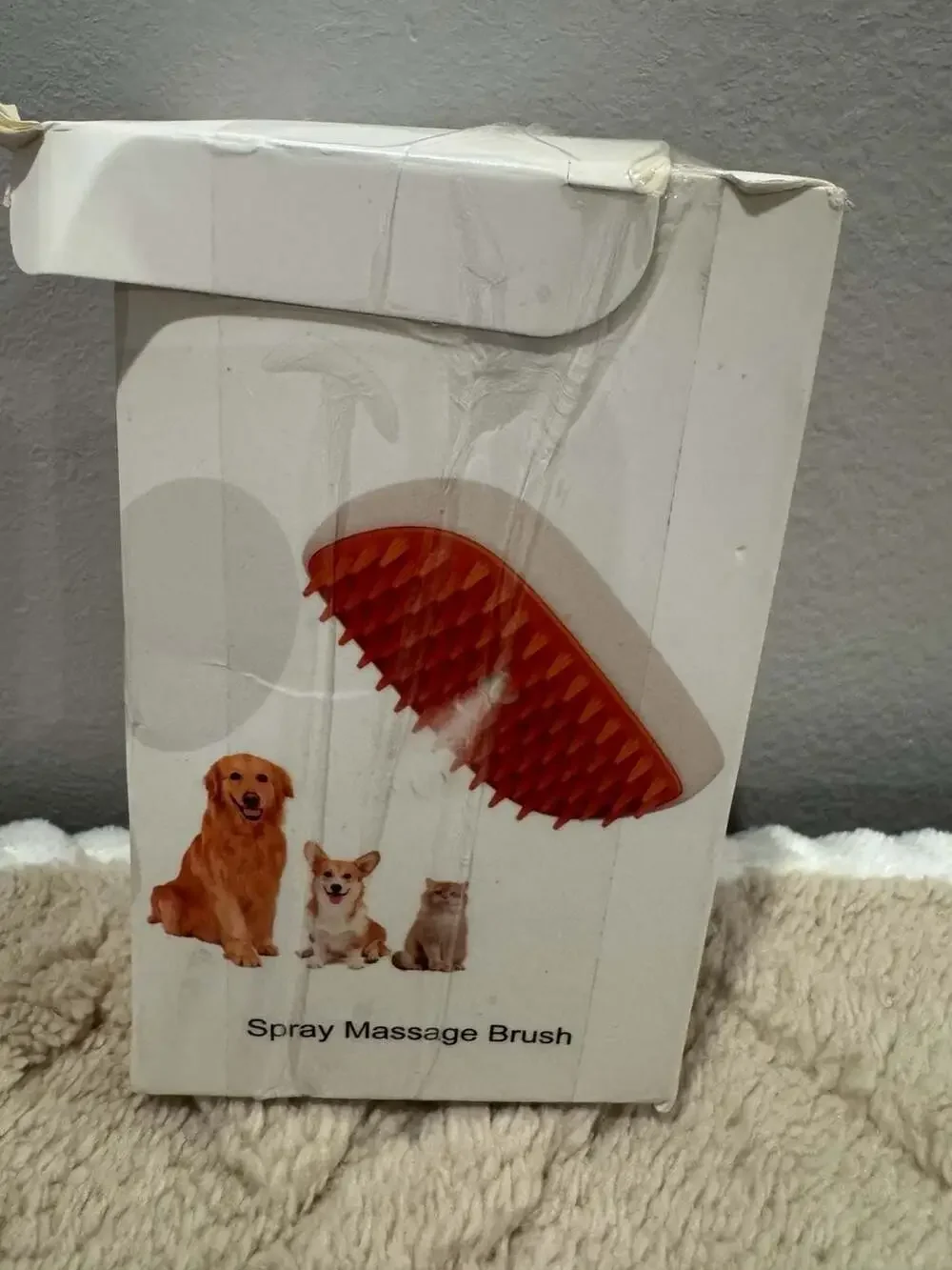 Pet Spray Massage Grooming Brush